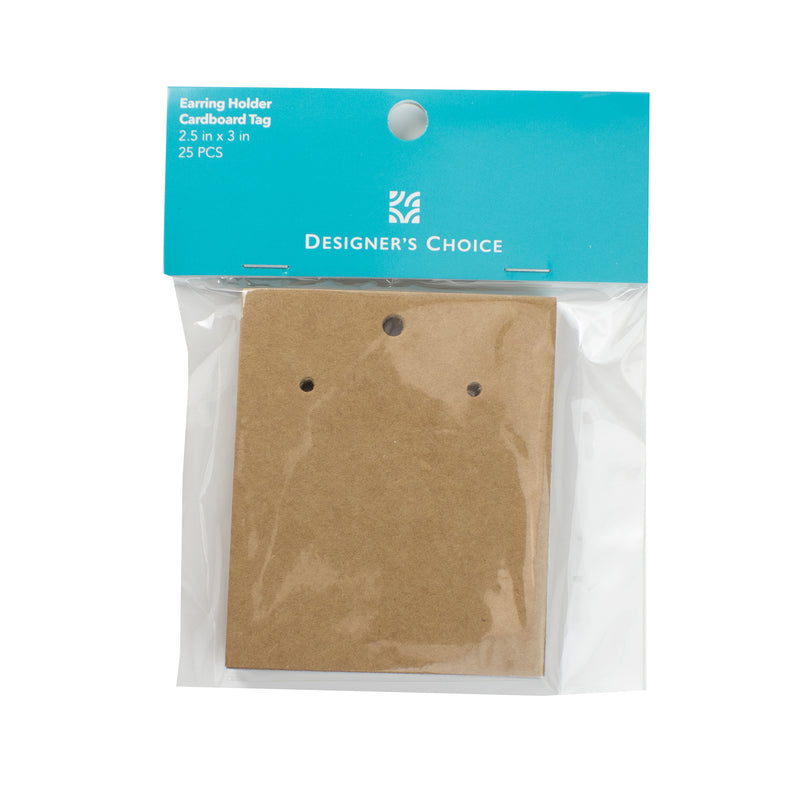 Earring Holder Cardboard Tag (25 PCS)