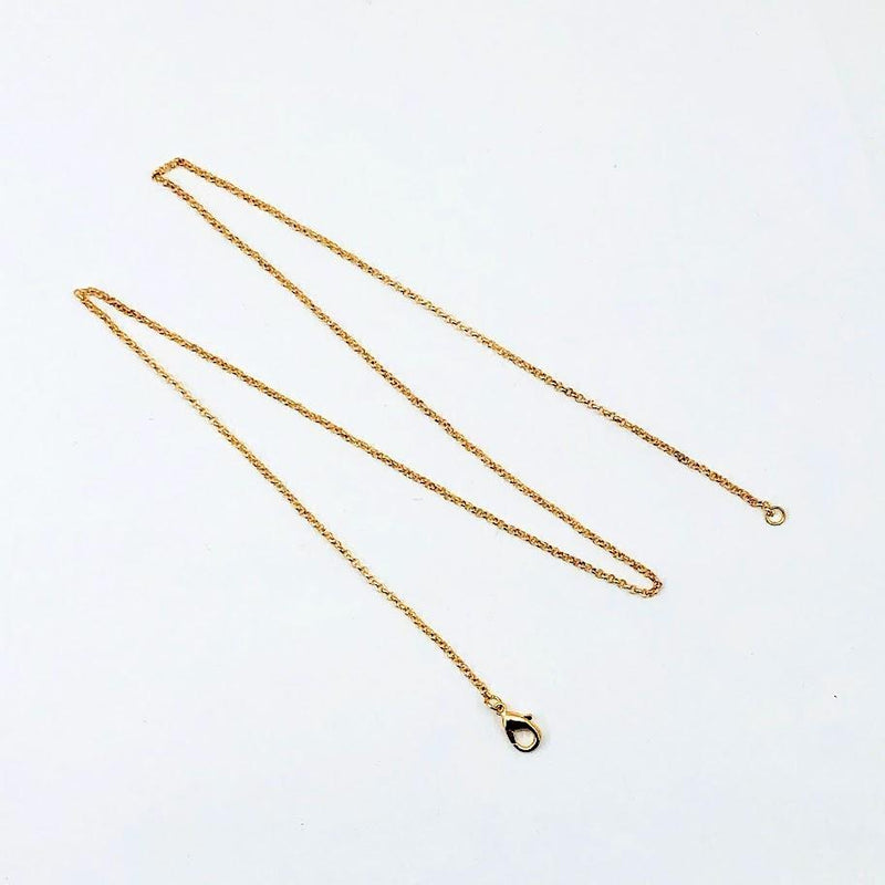 Brass Chain Necklaces Rolo Chain with Lobster Clasps