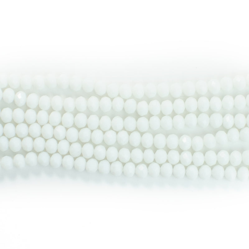 Abacus Bead Strand (White)