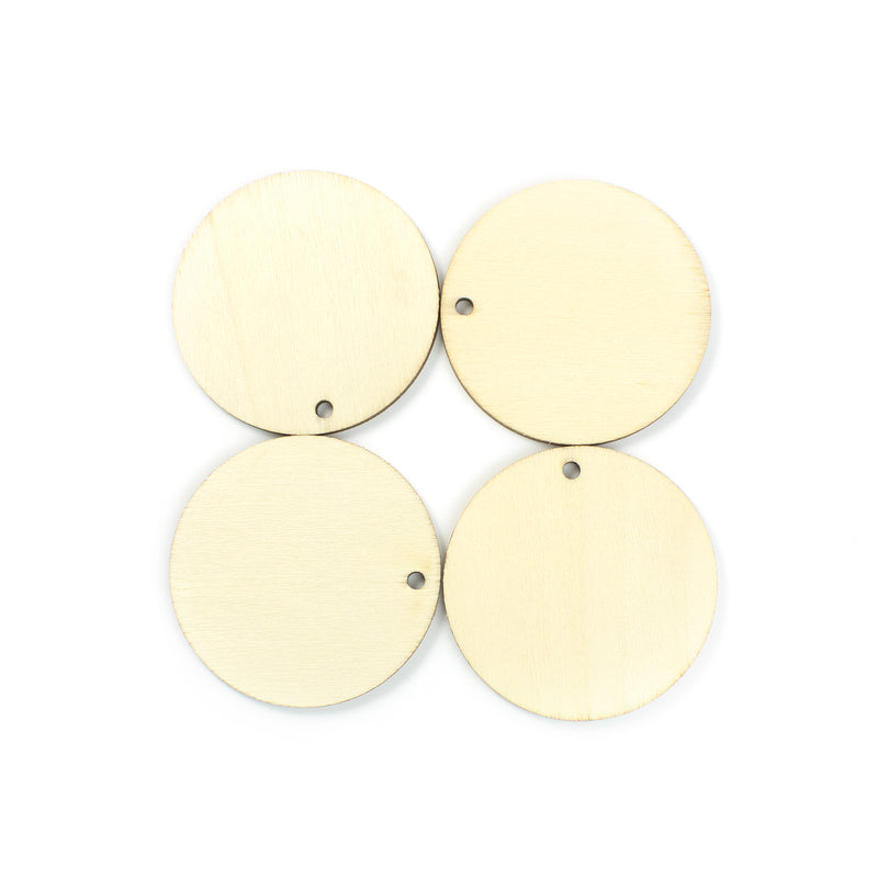 Wood Round Tags