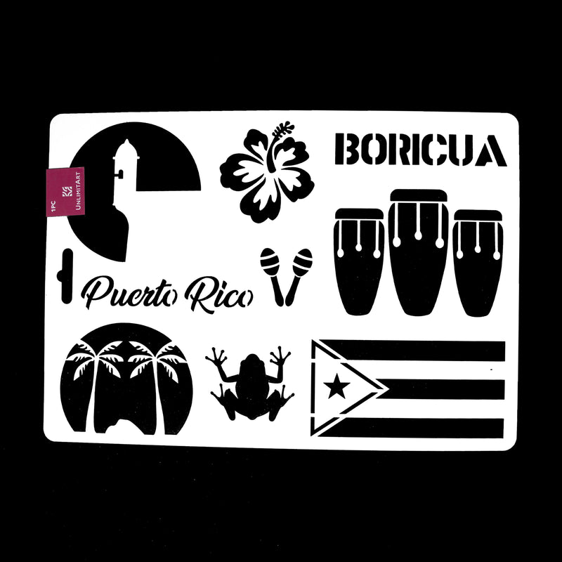 Stencil Puerto Rico Tradition