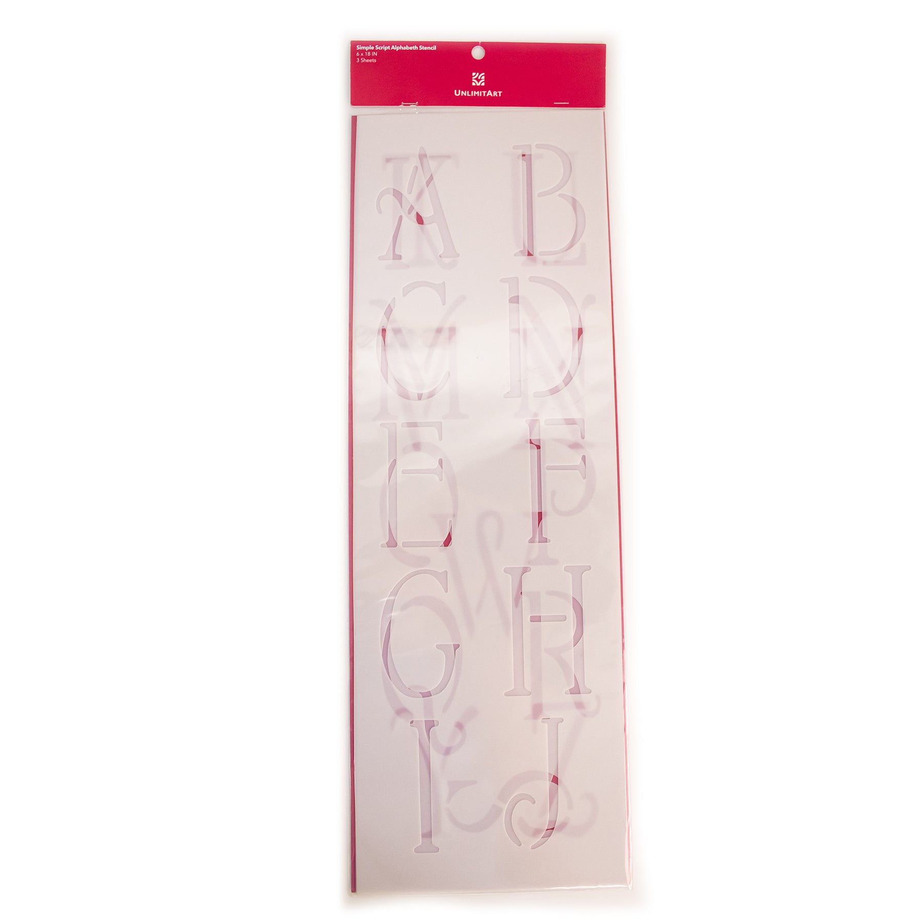 Stencil Alphabet Letters Vertical – JRM Designs, Inc.