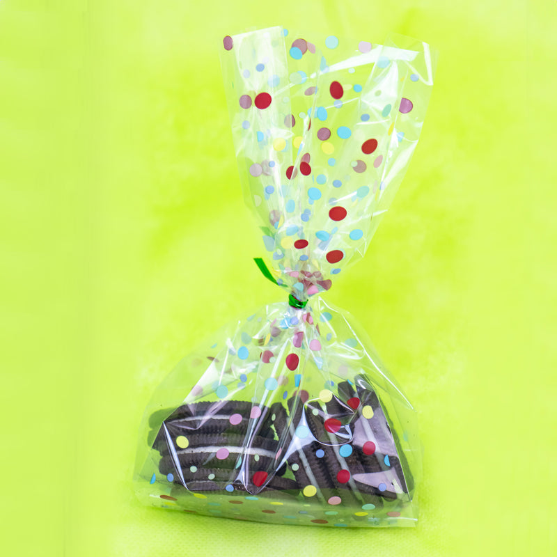 Sweet Dots Treat Bags with Twist Ties