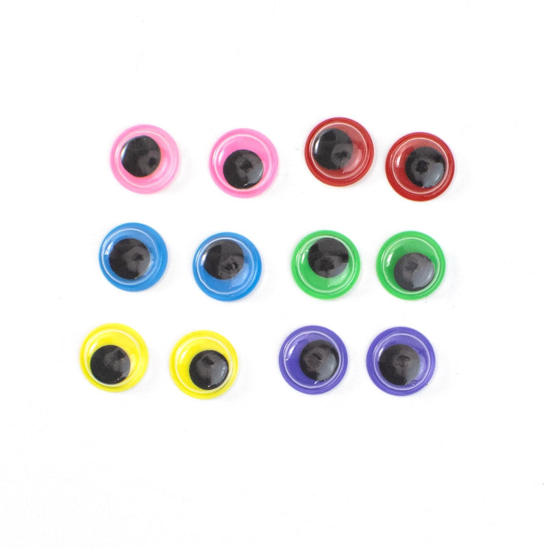 Wiggle Eyes Multi Color Assortment (42 PCS)
