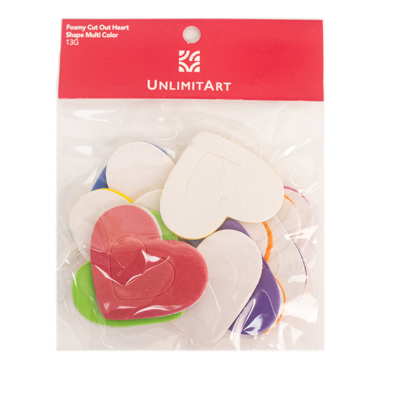 Foamy Cut-Out Shape Stickers (Hearts)