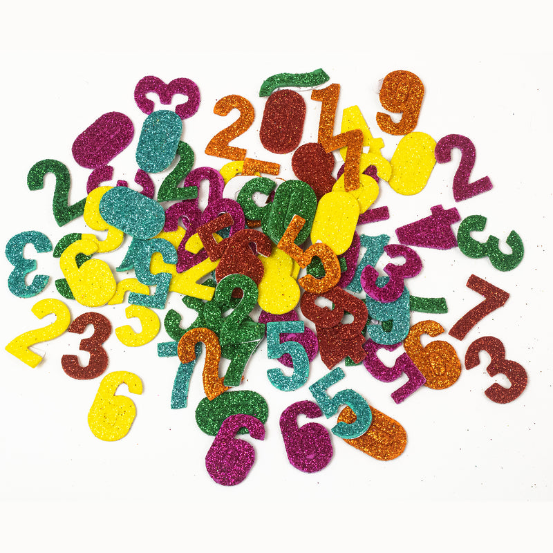 Foamy Cut-Out Shape Stickers (Numbers)