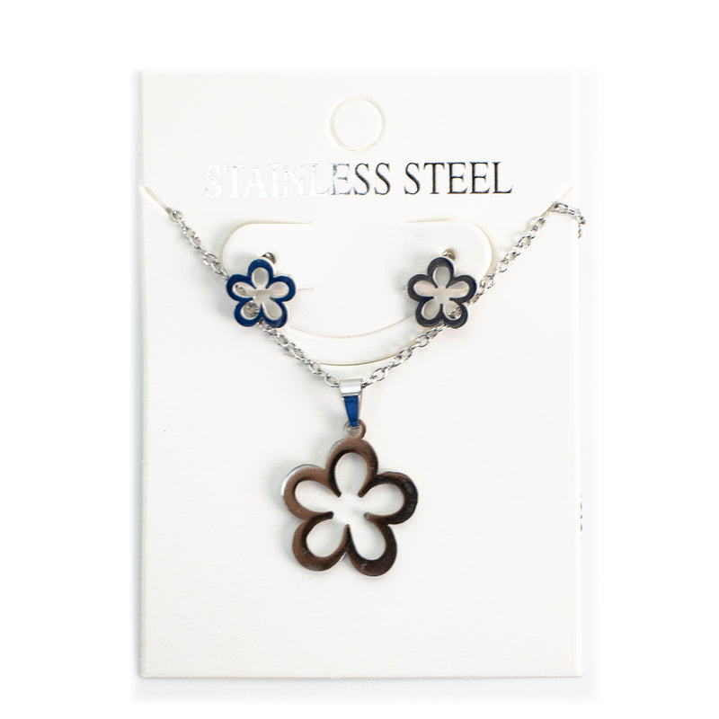 Stainless Steel Hollow Flowers Set