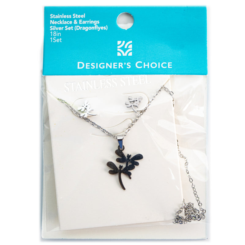 Stainless Steel Dragonflies Set