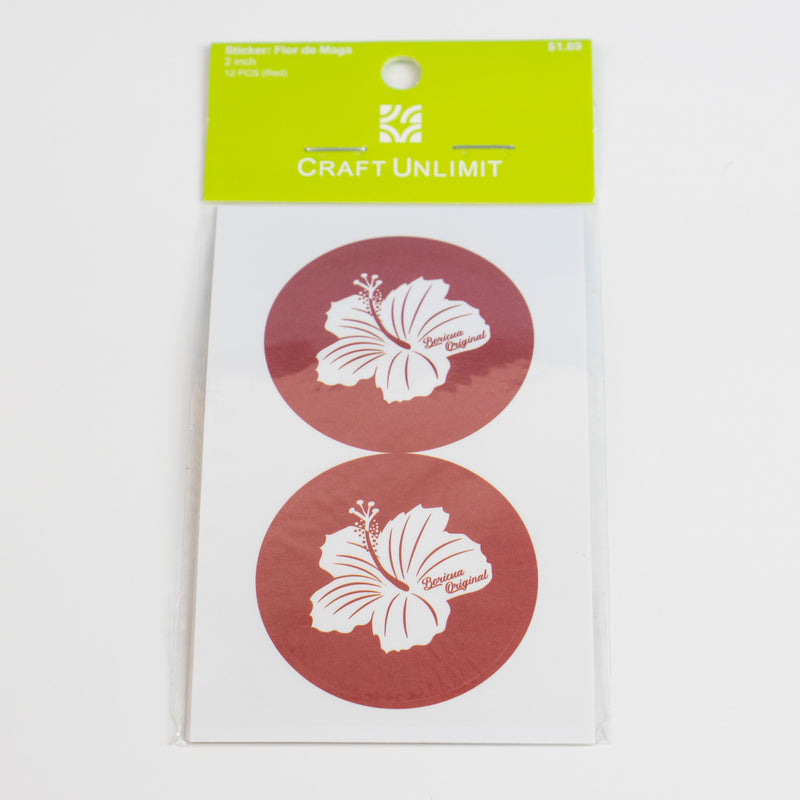 Round Maga Sticker Round Flor de Maga Stickers – JRM Designs, Inc.