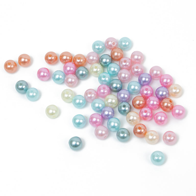 Pearl Beads in Pastel or Bright Colors