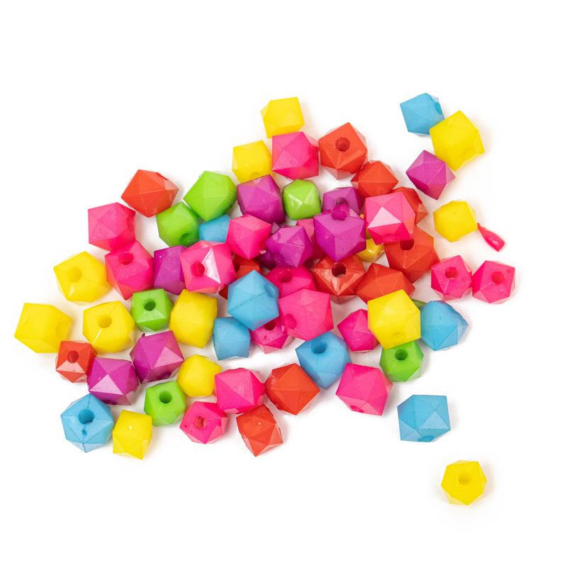 Beads Cubed Multi Colors