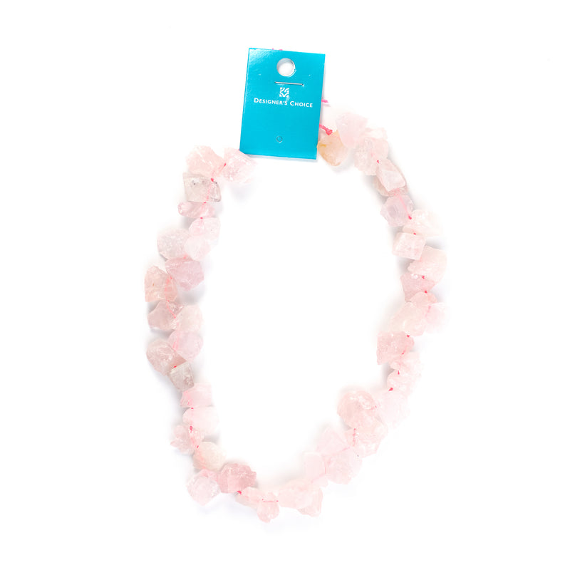 Natural Stone Druzzy Chips Strand (Light Pink)