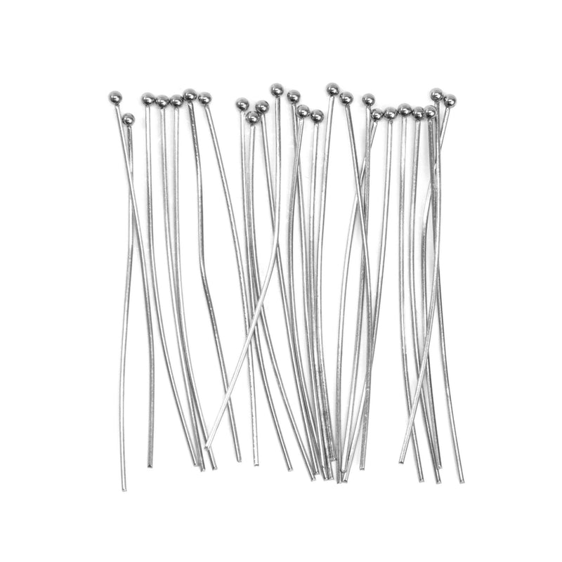 High Quality Stainless Steel Ball Pins (Silver)