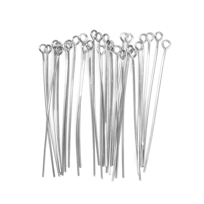 High Quality Stainless Steel Eye Pins (Silver)
