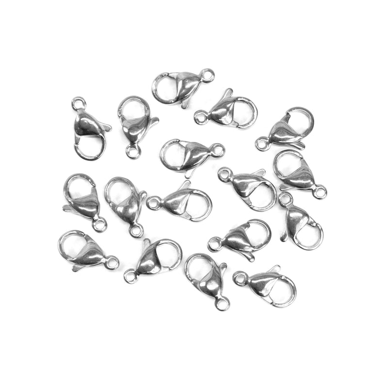 High Quality Stainless Steel Lobster Closure (Silver)