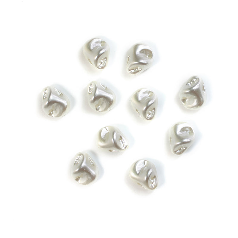 Plastic AB Pearl Nugget Beads