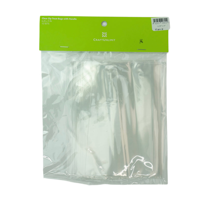 Clear Zip Treat Bags with Handle