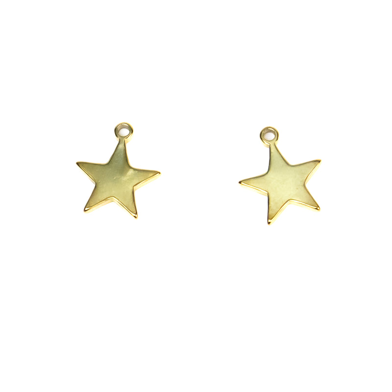 18k Gold Plated High Quality Stainless Steel Mini Star Charm