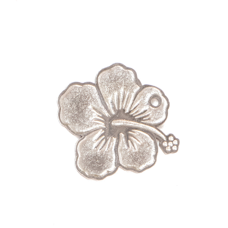 Stainless Steel Flor de Maga Flower Charm