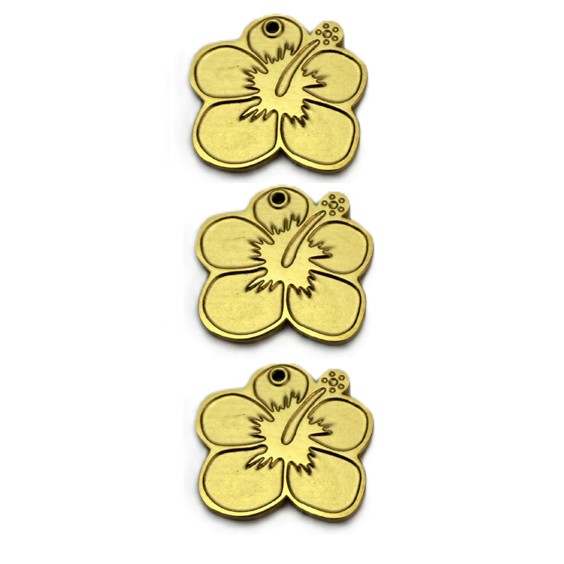 Stainless Steel Flor de Maga Flower Charm