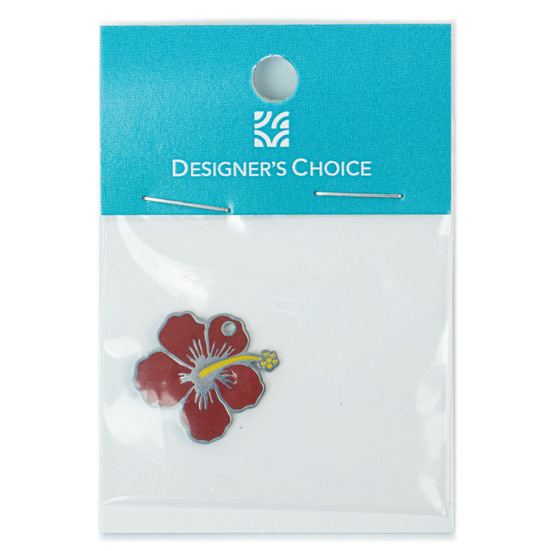 Stainless Steel Enamel Maga Flower Charm