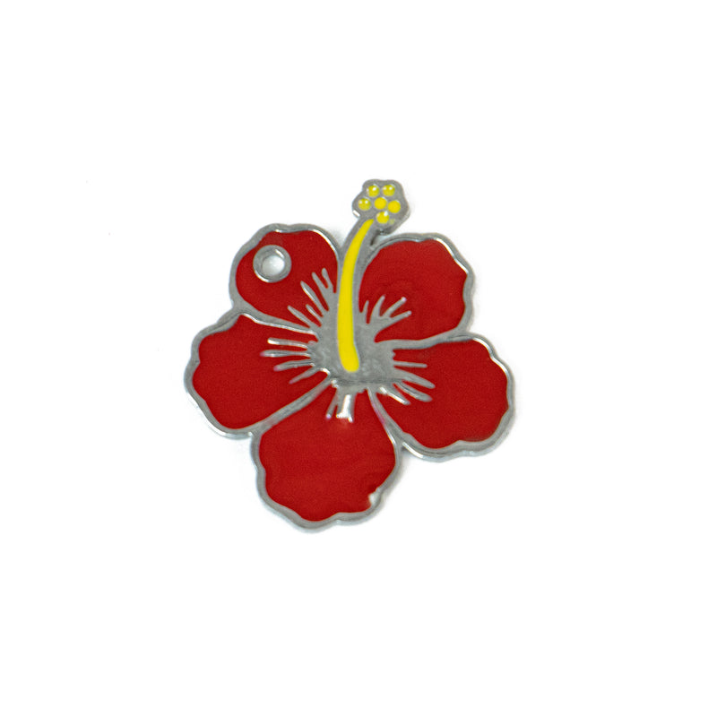 Stainless Steel Enamel Maga Flower Charm