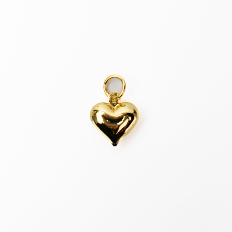 Brass Gold Heart Pendants