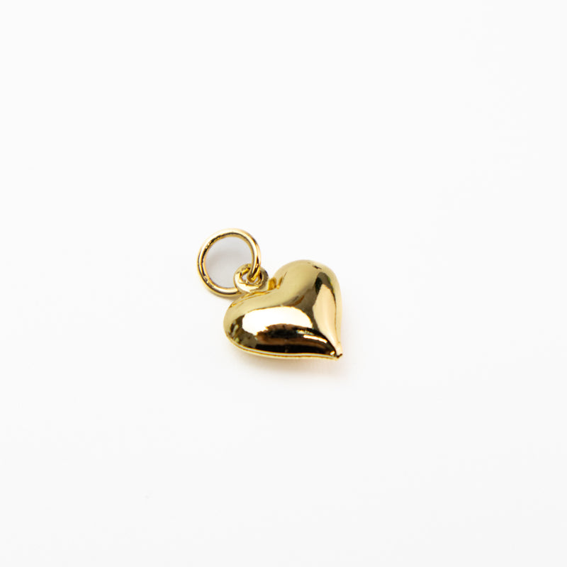 Brass Gold Heart Pendants