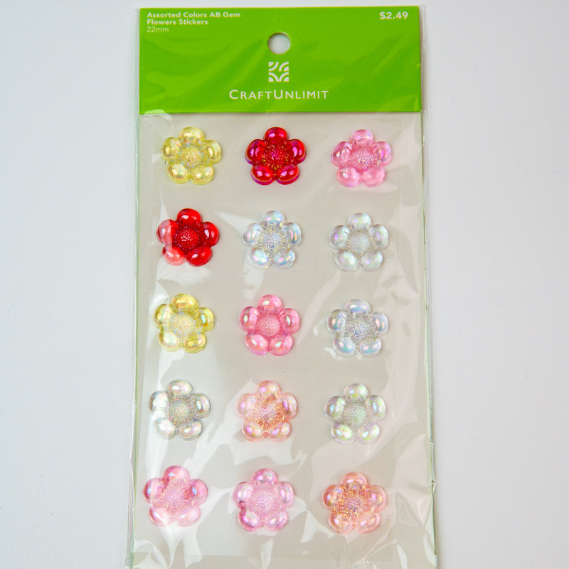 Cristal Bling Stickers (Flower)