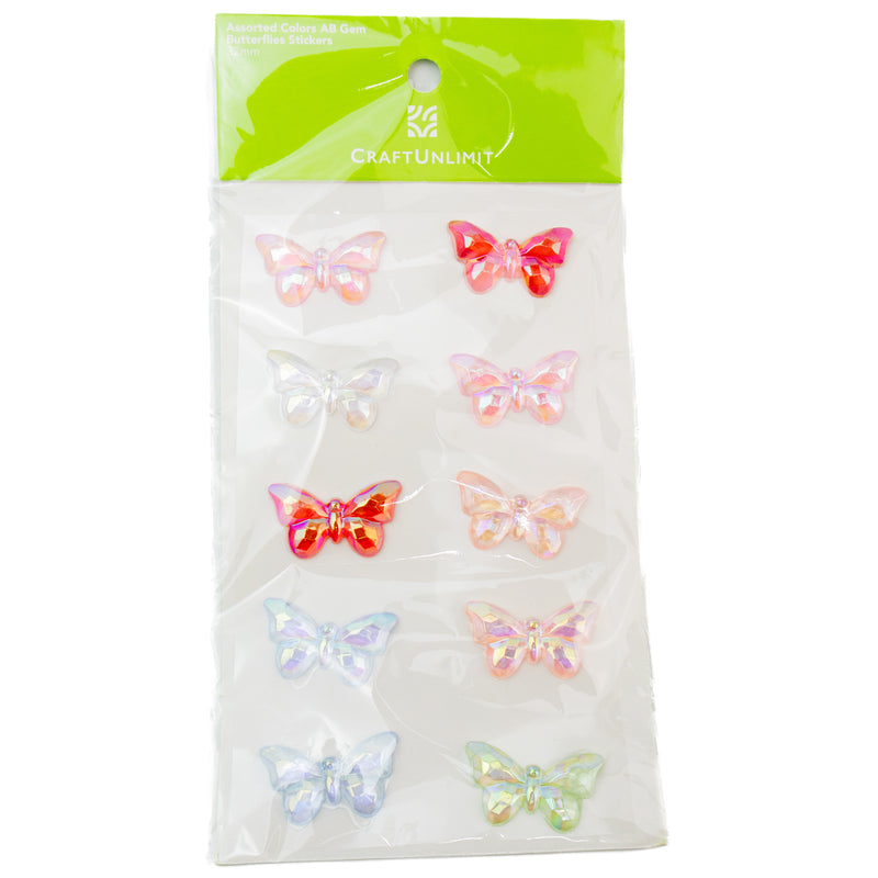 Cristal Bling Stickers (Butterflies)