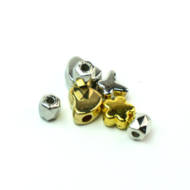 Gold and Silver Plastic UV Spacer Kit