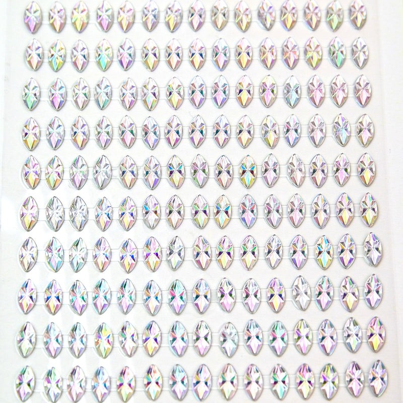 AB Marquise Shape Gemstone Stickers