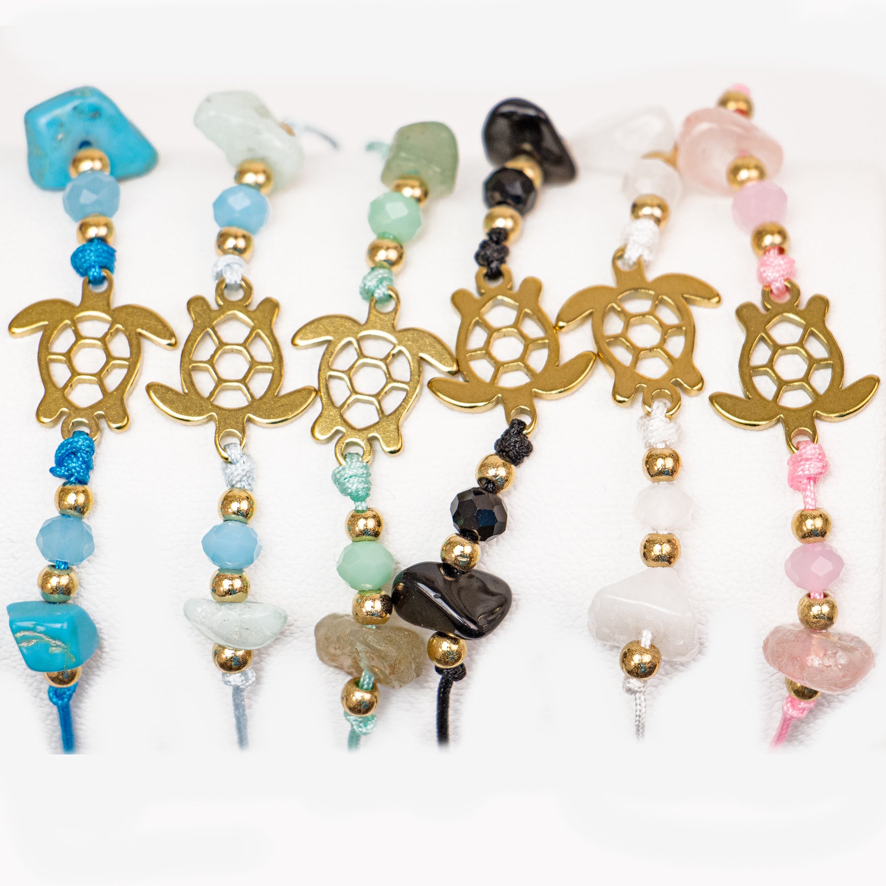 Stainless Steel Gold Turtle Connector Adjustable Bracelet Jewelry – JRM ...