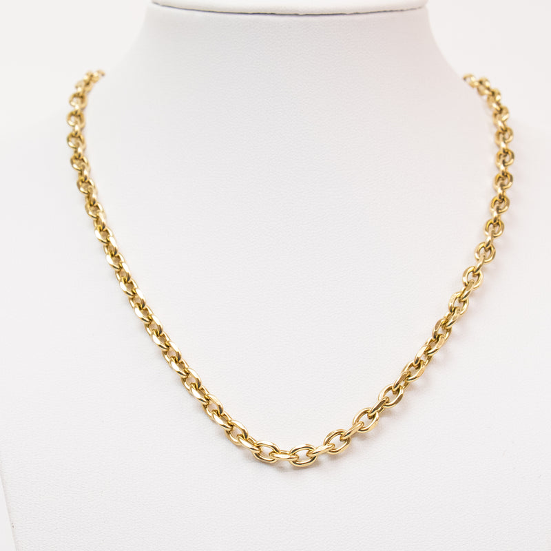 Stainless Steel Gold Link Chain Necklace