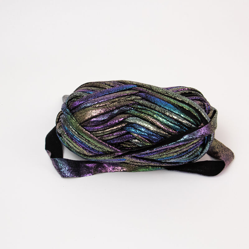 Metallic Faux Leather Roll