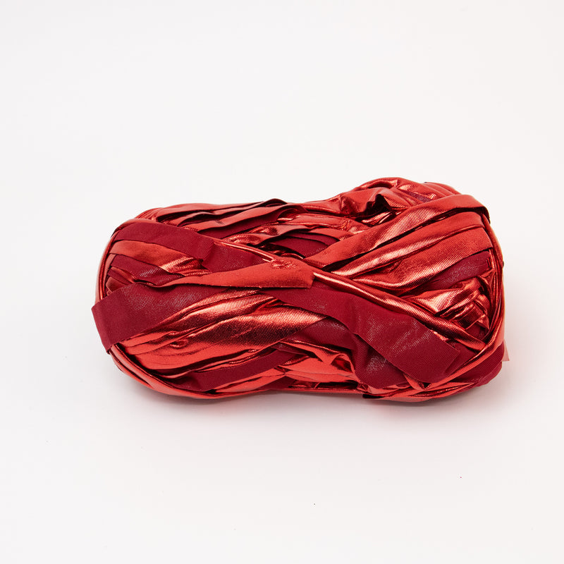 Metallic Faux Leather Roll