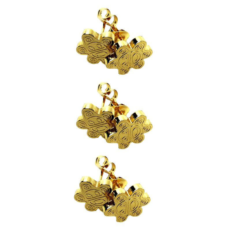 Stainless Steel Sol Taino Earring
