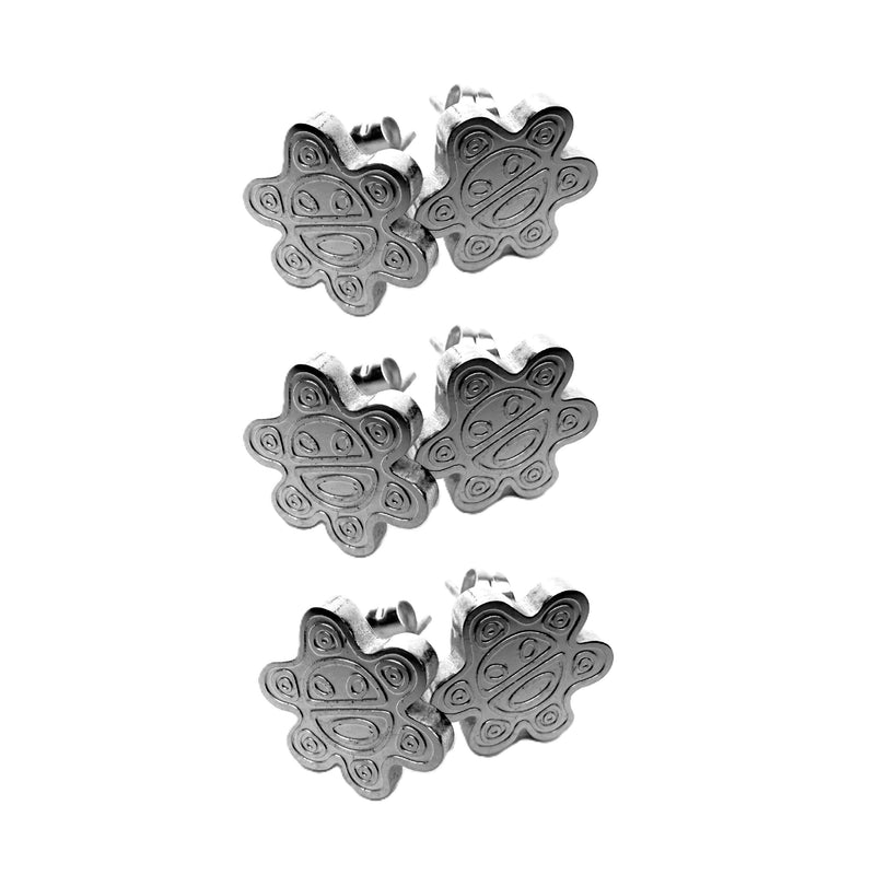 Stainless Steel Sol Taino Earring