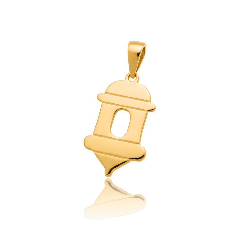Stainless Steel Garita Pendant