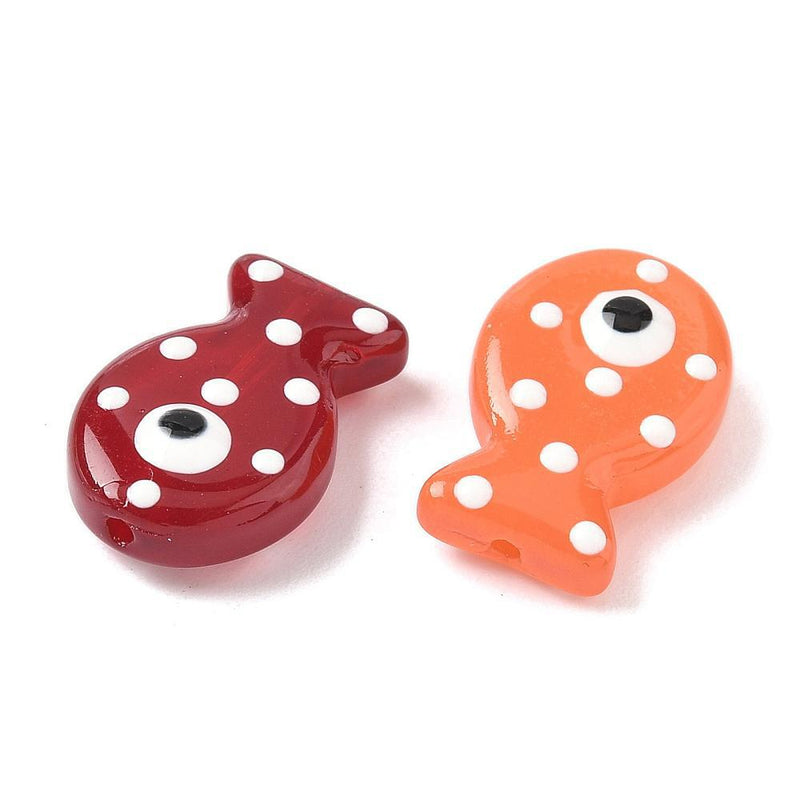 Handmade Premium Lampwork Fish Bead
