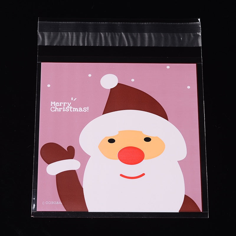 Santa Claus Christmas Themed OPP Bags