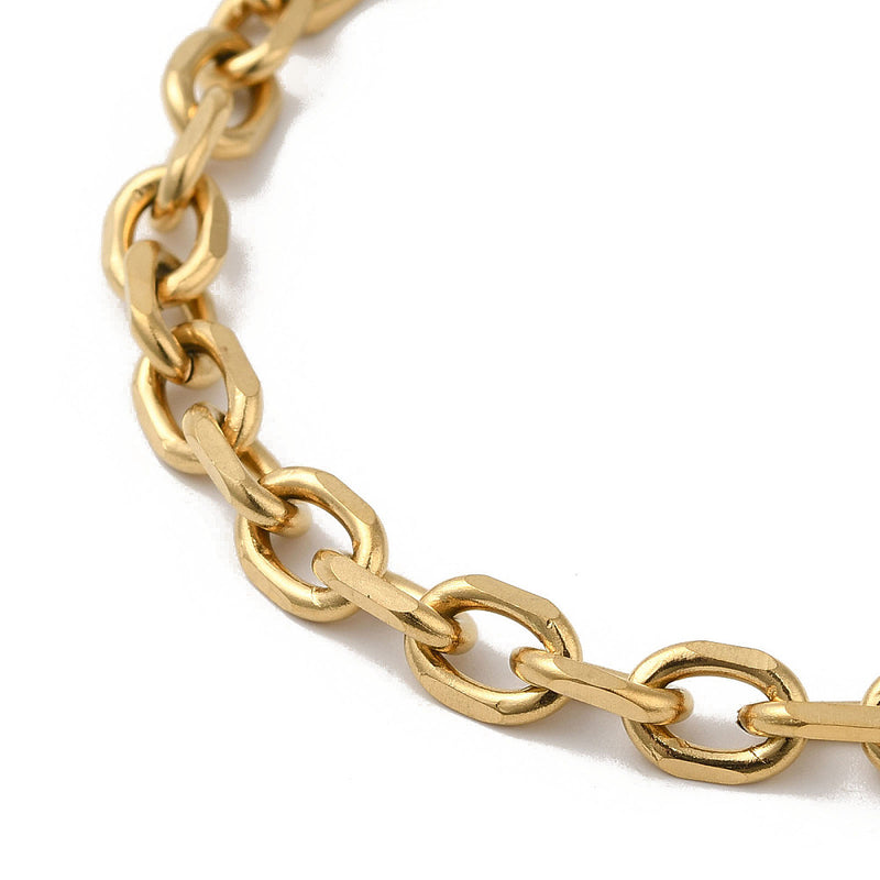 Stainless Steel Thick Link Chain Necklace