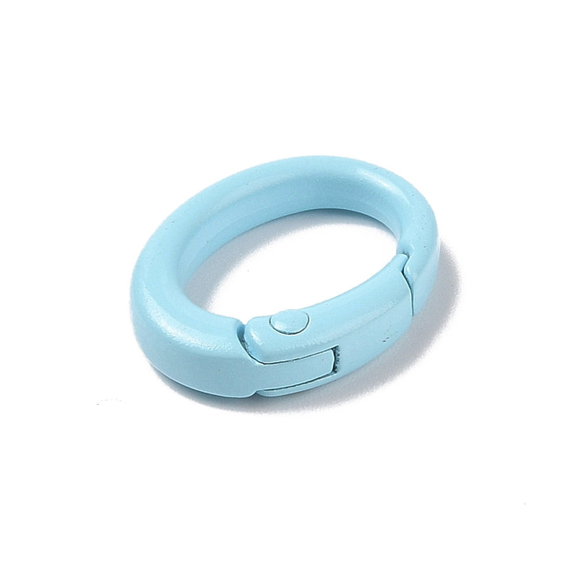 Alloy Oval Spring Gate Rings