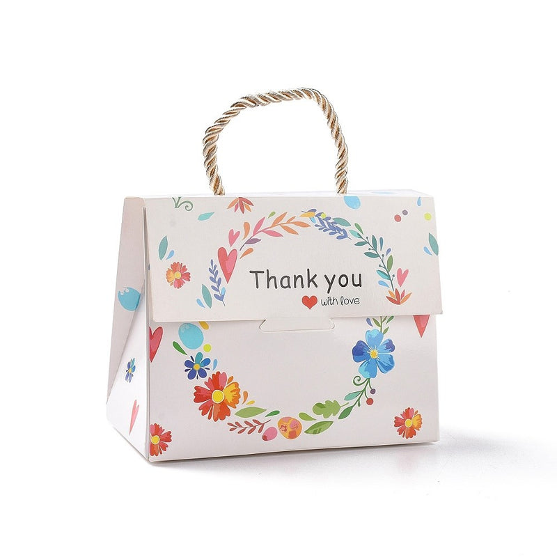 Paper Gift Box with Handle