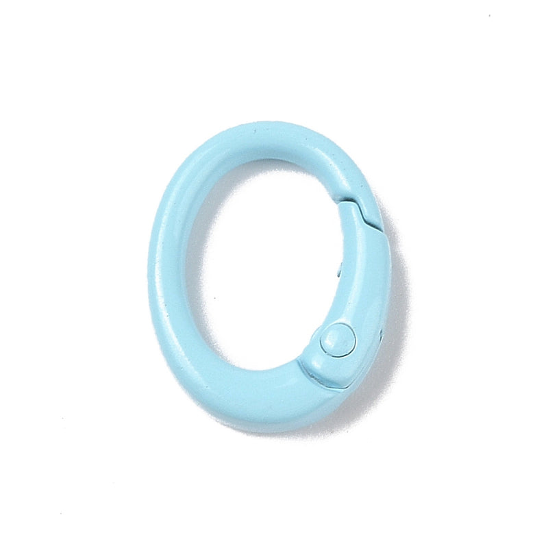 Alloy Oval Spring Gate Rings