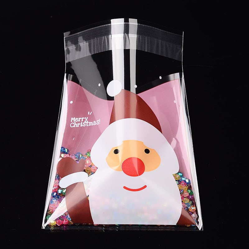 Santa Claus Christmas Themed OPP Bags