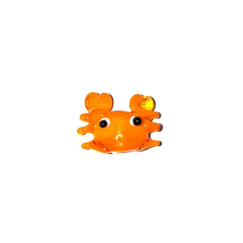 Premium Handmade Murano Glass Crab Bead