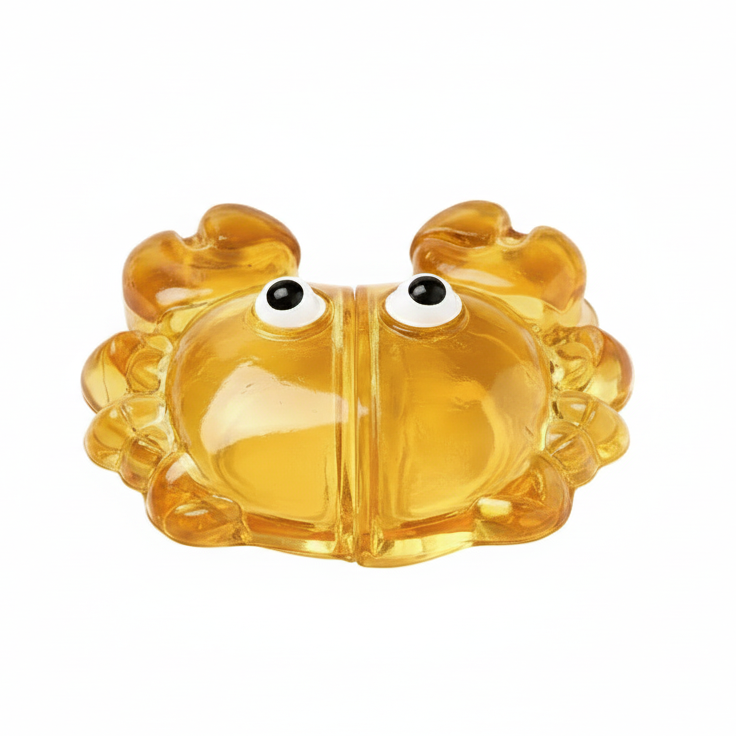 Premium Handmade Murano Glass Crab Bead