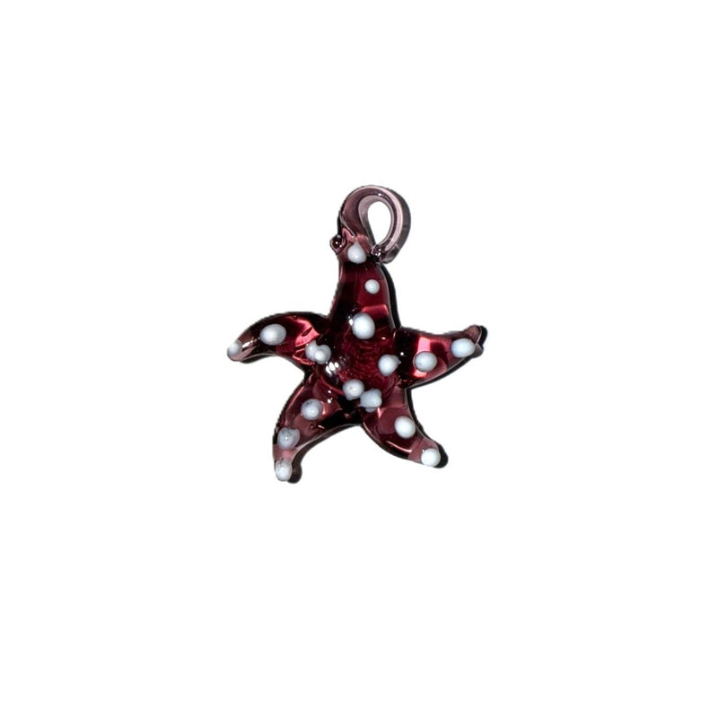 Premium Handmade Murano Glass Starfish Pendant