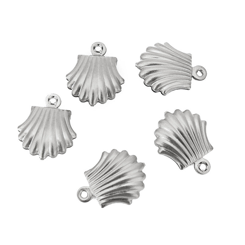 Stainless Steel Shell Charm